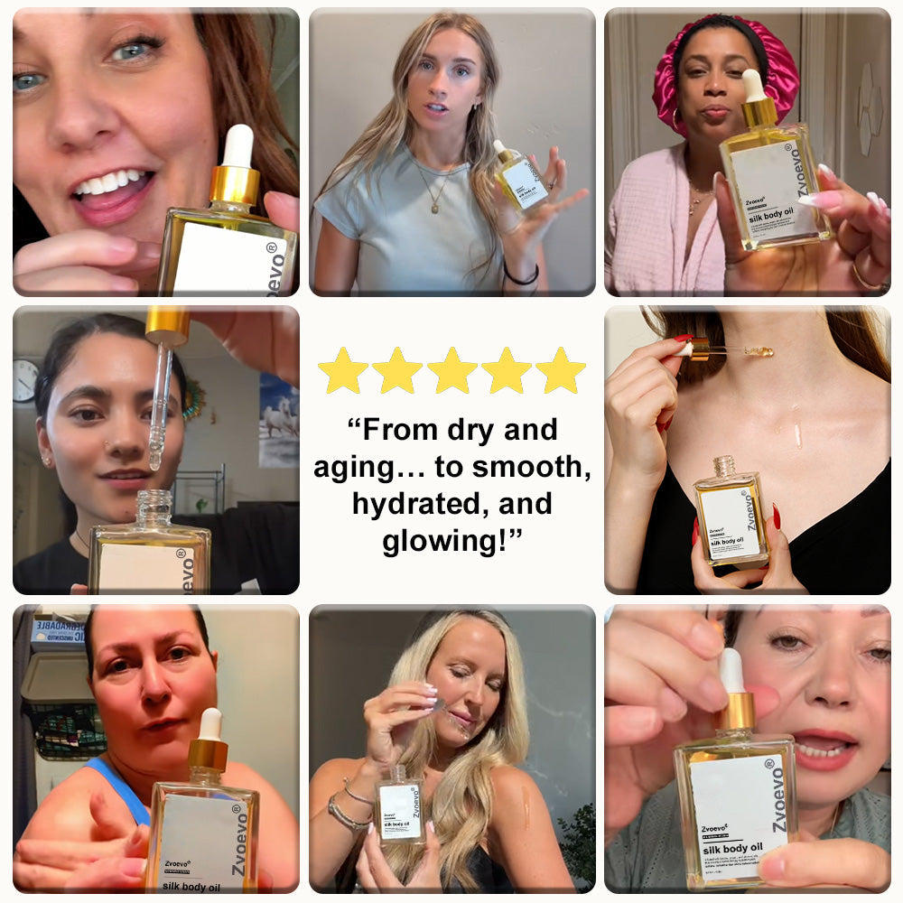 🔥𝐙𝐯𝐨𝐞𝐯𝐨® 𝐒𝐢𝐥𝐤 𝐁𝐨𝐝𝐲 𝐎𝐢𝐥 ✅ 𝐇𝐞𝐚𝐥𝐭𝐡 𝐂𝐚𝐧𝐚𝐝𝐚 𝐂𝐞𝐫𝐭𝐢𝐟𝐢𝐞𝐝 – Firms, Lifts & Smooths the Skin, Reduces Wrinkles, and Restores Youthful Elasticity